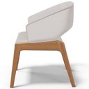 Ver imagem 7 de Kit 03 Cadeiras de Jantar e Estar Living Estofada Lince L02 Linho Bege - Lyam Decor