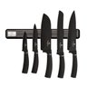 Jogo de Facas Suporte Barra Magnético Imã Black Faca Chef Santoku Cozinha Churrasco Faqueiro 6 Peças - 1