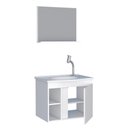 Ver imagem 4 de Kit de Banheiro com Espelho Duncan Branco