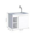 Ver imagem 2 de Kit de Banheiro com Espelho Duncan Branco