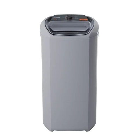 Lavadora de Roupas Semiautomática Premium - 15 Kg - Silver - Wanke