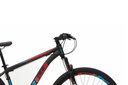 Ver imagem 2 de Bicicleta Aro 29 Colli Cazelle Turim 21m Aluminio Quadro 17 Preto/adesivo Azul/vermelho