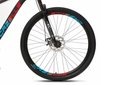 Ver imagem 4 de Bicicleta Aro 29 Colli Cazelle Turim 21m Aluminio Quadro 17 Preto/adesivo Azul/vermelho