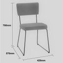 Ver imagem 2 de Cadeira Estofada Roma