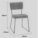 Ver imagem 2 de Cadeira Estofada Roma 