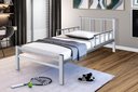 Ver imagem 3 de Cama Solteiro Int. de Tubolar/aço Alojamentos.:branco