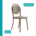 Ver imagem 6 de Conjunto Sala de Jantar 4 Cadeiras Lotus Carraro Off White Rosê