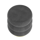 Ver imagem 3 de Puff Banqueta Decorativo Luxo Versatil Cookie Zahav Estofado:cinza-escuro