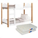 Ver imagem 1 de Beliche com 2 Colchões Infantil Encanto
