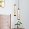 Lustre Pendente Barra Cristal Led Ouro Gold Bivolt Luz Amarela - 2
