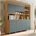 Ver imagem 2 de Cozinha 6 Portas 3 Gavetas Nesher Realeza 220cm 100 Mdf