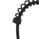 Ver imagem 3 de Torneira Cozinha Gourmet Monocomando Preto Fosco Duo Flexível