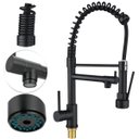 Ver imagem 1 de Torneira Cozinha Gourmet Monocomando Preto Fosco Duo Flexível