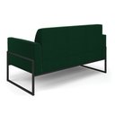 Ver imagem 7 de Sofá 2 Lugares Namoradeira Industrial Alta Preto Marisa Bouclê Verde D03 - D’Rossi