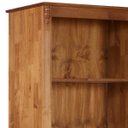 Ver imagem 3 de Estante Linz Pés Luis Xv 205 X 90 X 40 Cm (a X L X P) - Cor Imbuia Glazer