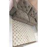 TAPETE JACQUARD SALA LUXUOSO 2,00X1,30 - LOSANGO BEGE E BRANCO - 1