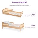 Ver imagem 7 de Cama Infantil Reversível Crescer Casatema MadeiraOriginals Marrom/Carvalho