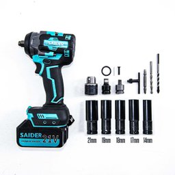 Parafusadeira Chave de Impacto 21v S/ Fio 550nm Saider Sa0004 + 2 Baterias - 5