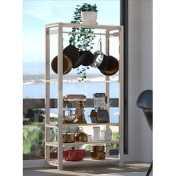 Arara de Roupas em Madeira para Seu Quarto - 1