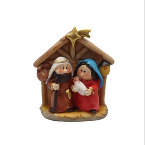 Presepio Sagrada Familia 11x10x4cm