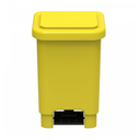 Ver imagem 1 de Lixeira 25 L Com Pedal - Amarelo