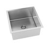 Cuba Pia Aço Inox Gourmet Cozinha Valvula Simples 35x35cm Ajl Store - 1