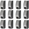 12 Dispensers de Parede 800ml para Sabonete Espuma Aço Inox - 1