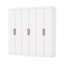 Ver imagem 2 de Guarda Roupa 6 Portas 2 Gavetas Perla -grand Line