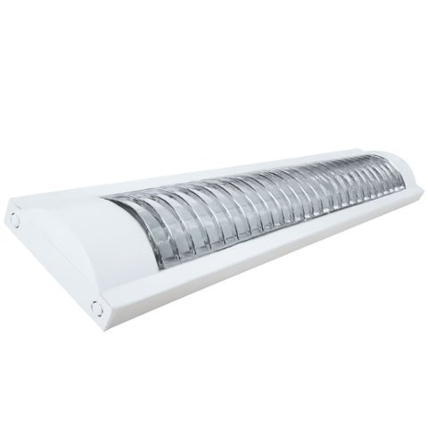 Luminária de Teto Aletada 2 x 9 W Bivolt 0,6 m 6500k - 05520 - Ourolux