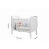 Berço Americano Branco Alvin - 3
