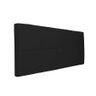 Painel Cabeceira Casal 1,40cm Preto - 1