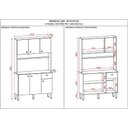 Ver imagem 4 de Kit Cozinha Style 6 Portas Freijó Supremo Ripado - Kits Paraná