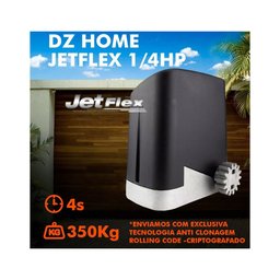 Kit Motor Portão Deslizante Dz Home Ppa 1/4 Jetflex Turbo Rapido - 5