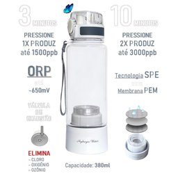 Garrafa Geradora de Hidrogênio Molecular Sport (original) Soul Water - 2