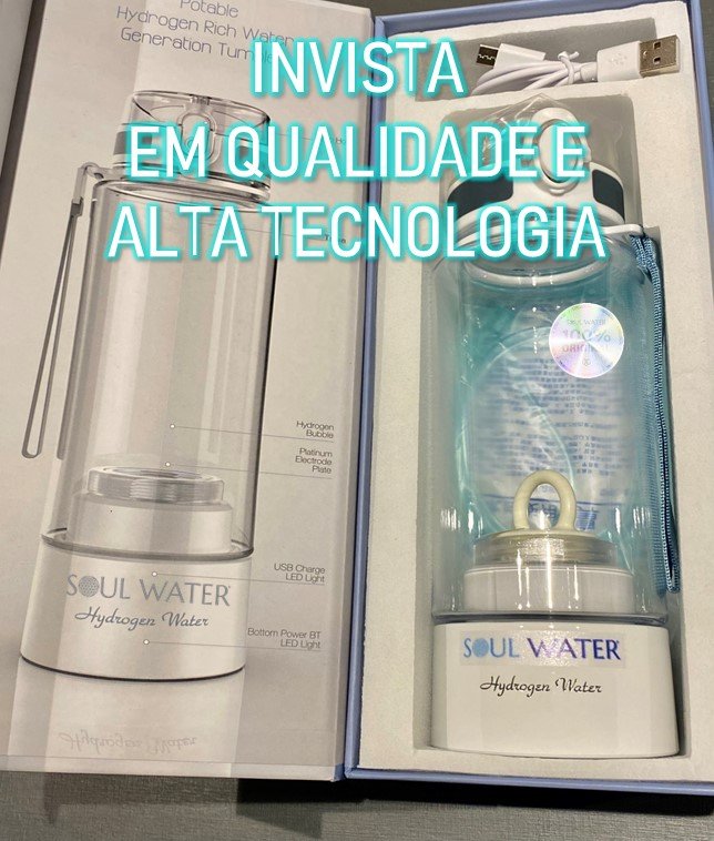 Garrafa Geradora de Hidrogênio Molecular Sport (original) Soul Water - 4