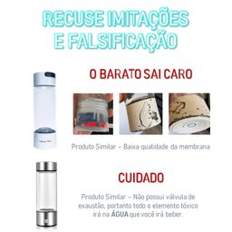 Garrafa Geradora de Hidrogênio Molecular Sport (original) Soul Water - 5