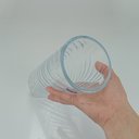 Ver imagem 4 de Vaso Decorativo Enfeite Casa Redondo Home&Co Vidro 24x10x10cm Transparente