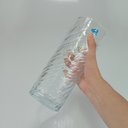 Ver imagem 3 de Vaso Decorativo Enfeite Casa Redondo Home&Co Vidro 24x10x10cm Transparente