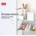 Ver imagem 5 de Estante Organizador Inox 5 Prateleiras Sapateira 15 Pares Lavanderia Rack Multiuso Banheiro Compacta
