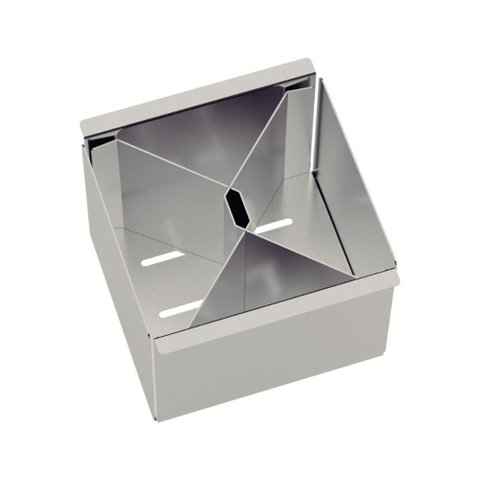 Porta Talheres Tramontina em Aço Inox Scotch Brite 16 x 15 cm para Uso no Canal Organizador