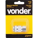 Ver imagem 3 de Engate Rápido Fêmea 1/4 Aço Carbono Zincado Esfera Cartela