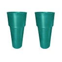 Ver imagem 1 de Kit 2 Vaso Plantar Lux 65x30 Decoração Hall Entrada Jardim Design Elegante