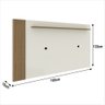 Rack com Painel Ripado para Tv até 70 Polegadas 2 Gavetas Grécia 180cm - 3