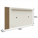 Ver imagem 3 de Rack com Painel Ripado para Tv até 70 Polegadas 2 Gavetas Grécia 180cm