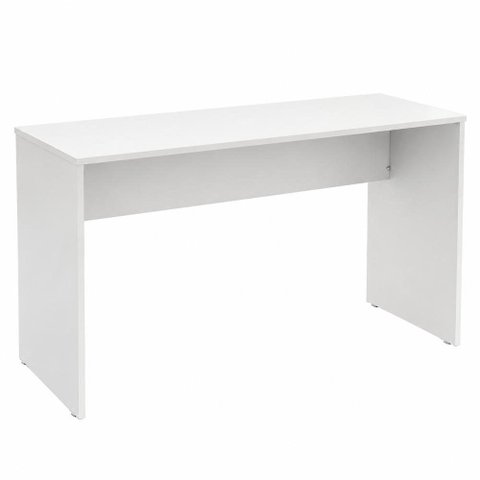Mesa para Escritório Mkp com Regulagem de Altura MDP 18mm Cor Branco Fosco 115cm - Roal