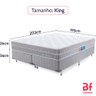 Cama Box King Colchão Molas Ensacadas Espuma Nasa Viscoelástica Ortopédico D33 com Pillow Bf Colchõe - 6