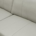 Ver mais imagens de Sofá 3 Lugares para Sala de Estar Living 235cm Aurora L06 Couro Cinza Claro - Lyam Decor