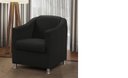 Ver imagem 6 de Poltrona Decorativa Tilla para Sala e Escritório Suede Preto