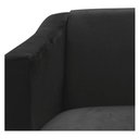 Ver imagem 4 de Poltrona Decorativa Tilla para Sala e Escritório Suede Preto