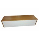 Ver imagem 5 de Aparador Suspenso com Gaveta Freijó com Branco 80x20x20